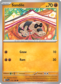 Sandile 115/198 Scarlet & Violet