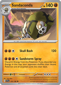 Sandaconda 120/198 Scarlet & Violet