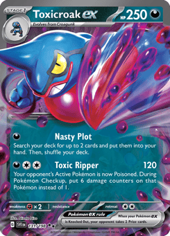 Toxicroak ex 131/198 Scarlet & Violet