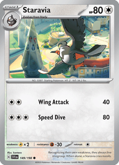 Staravia 149/198 Scarlet & Violet
