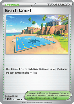 Beach Court 167/198 Scarlet & Violet