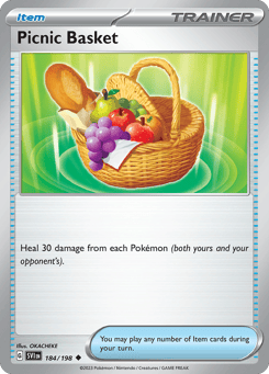 Picnic Basket 184/198 Scarlet & Violet