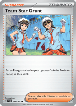 Team Star Grunt 195/198 Scarlet & Violet