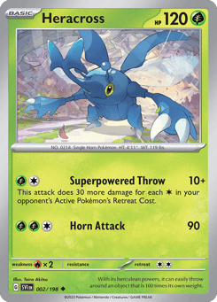 Heracross 002/198 Scarlet & Violet