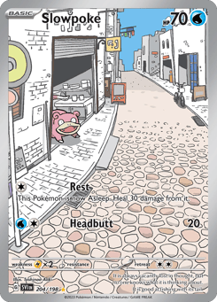 Slowpoke 204/198 Scarlet & Violet