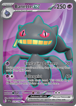 Banette ex 229/198 Scarlet & Violet