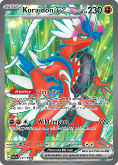 Koraidon ex 231/198 Scarlet & Violet