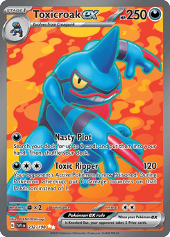 Toxicroak ex 232/198 Scarlet & Violet