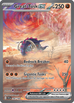 Great Tusk ex 246/198 Scarlet & Violet