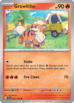 Growlithe 031/198 Scarlet & Violet