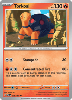 Torkoal 035/198 Scarlet & Violet