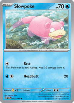 Slowpoke 042/198 Scarlet & Violet