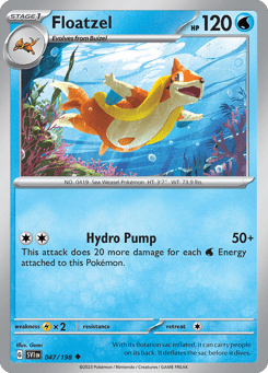 Floatzel 047/198 Scarlet & Violet