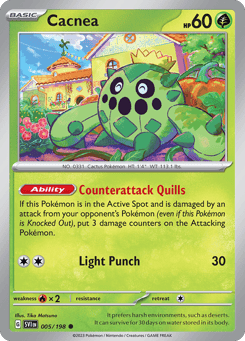 Cacnea 005/198 Scarlet & Violet