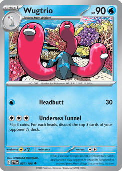 Wugtrio 057/198 Scarlet & Violet