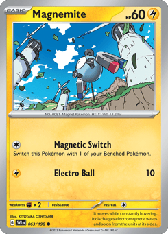 Magnemite 063/198 Scarlet & Violet
