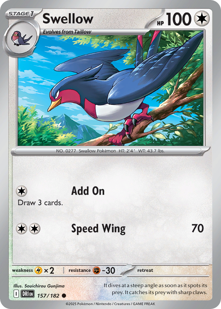 Swellow 157/182 Destined Rivals