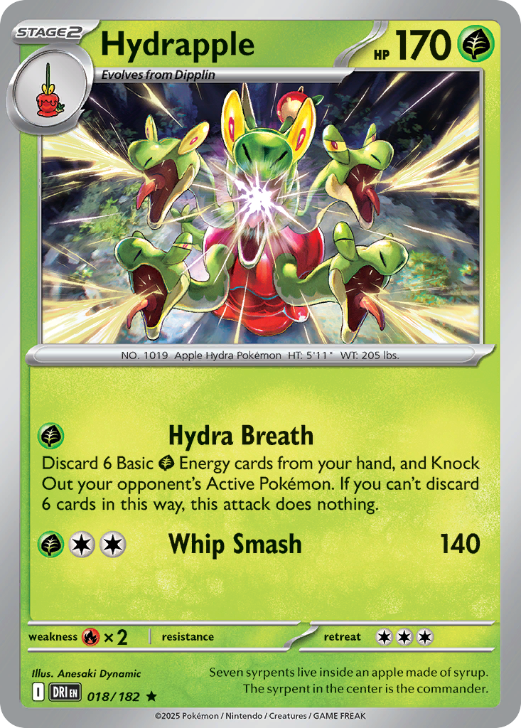 Hydrapple 018/182 Destined Rivals