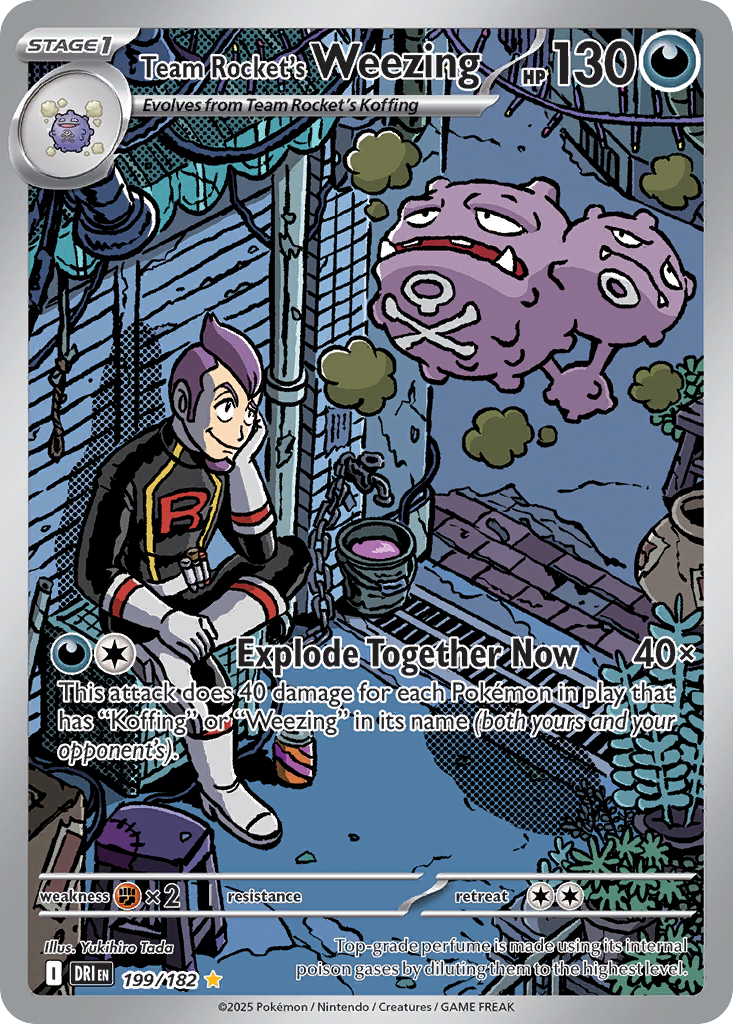 Team Rocket's Weezing 199/182 Destined Rivals