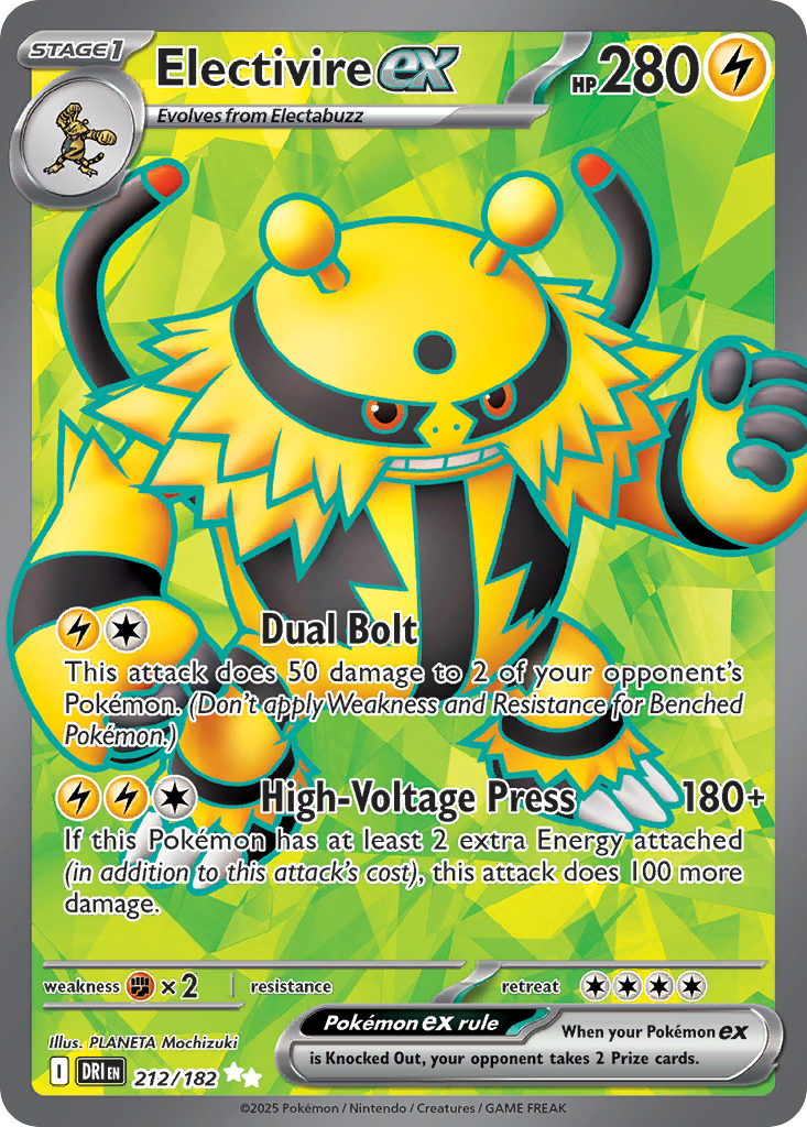 Electivire ex 212/182 Destined Rivals
