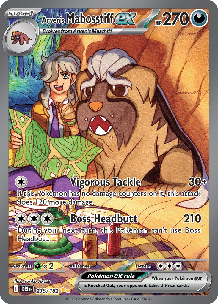 Arven's Mabosstiff ex 235/182 Destined Rivals