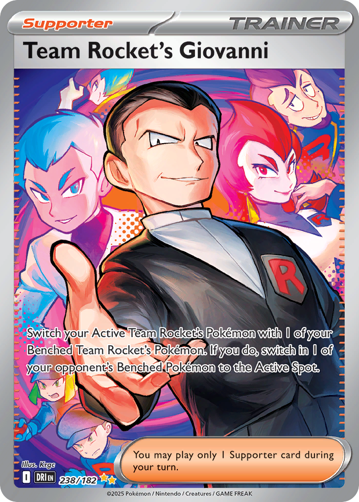 Team Rocket's Giovanni 238/182 Destined Rivals