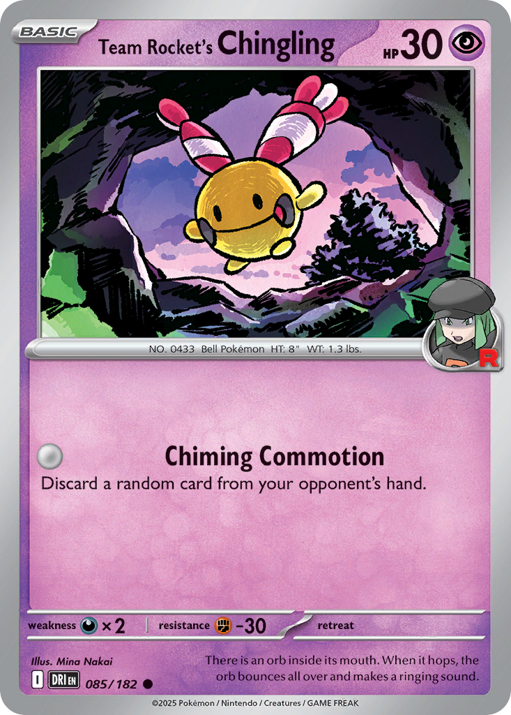 Team Rocket's Chingling 085/182 Destined Rivals