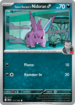 Team Rocket's Nidoran♂ 117/182 Destined Rivals