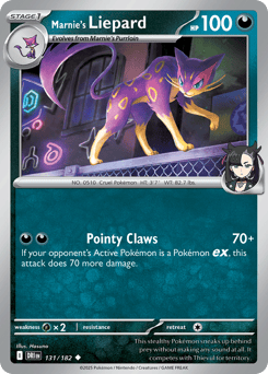 Marnie's Liepard 131/182 Destined Rivals
