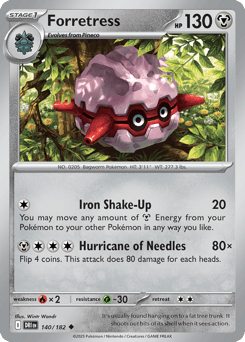 Forretress 140/182 Destined Rivals