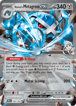 Steven's Metagross ex 145/182 Destined Rivals