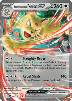 Team Rocket's Persian ex 150/182 Destined Rivals