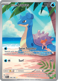Misty's Lapras 194/182 Destined Rivals