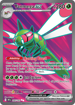 Yanmega ex 206/182 Destined Rivals