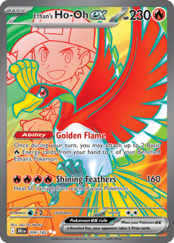 Ethan's Ho-Oh ex 209/182 Destined Rivals