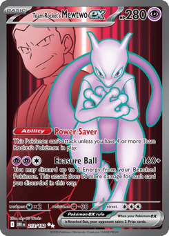 Team Rocket's Mewtwo ex 213/182 Destined Rivals