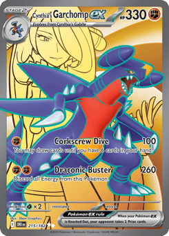 Cynthia's Garchomp ex 215/182 Destined Rivals