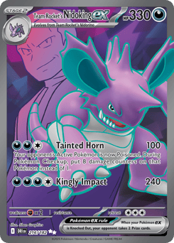 Team Rocket's Nidoking ex 216/182 Destined Rivals