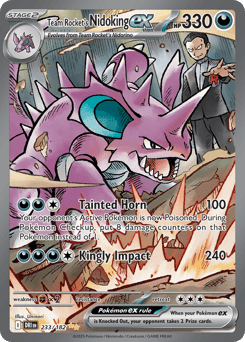 Team Rocket's Nidoking ex 233/182 Destined Rivals
