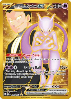 Team Rocket's Mewtwo ex 240/182 Destined Rivals