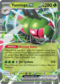 Yanmega ex 003/182 Destined Rivals