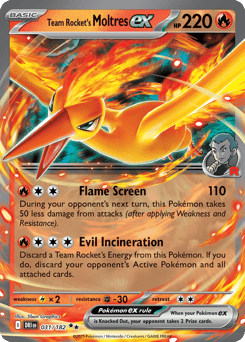Team Rocket's Moltres ex 031/182 Destined Rivals
