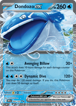 Dondozo ex 066/182 Destined Rivals