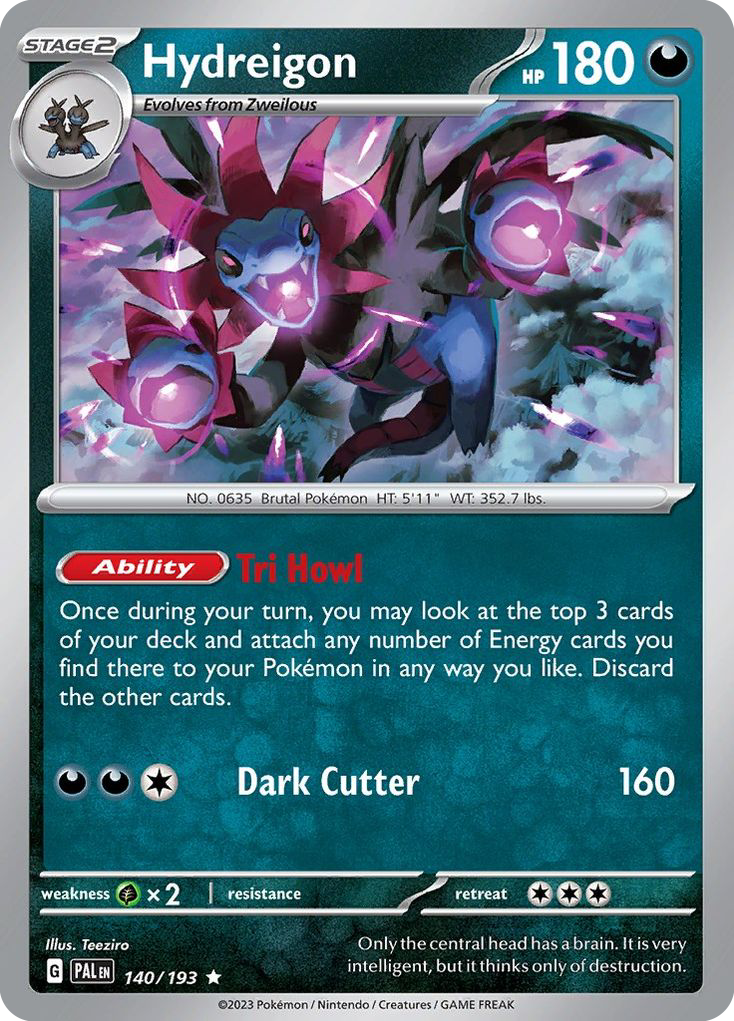 Hydreigon 140/193 Paldea Evolved