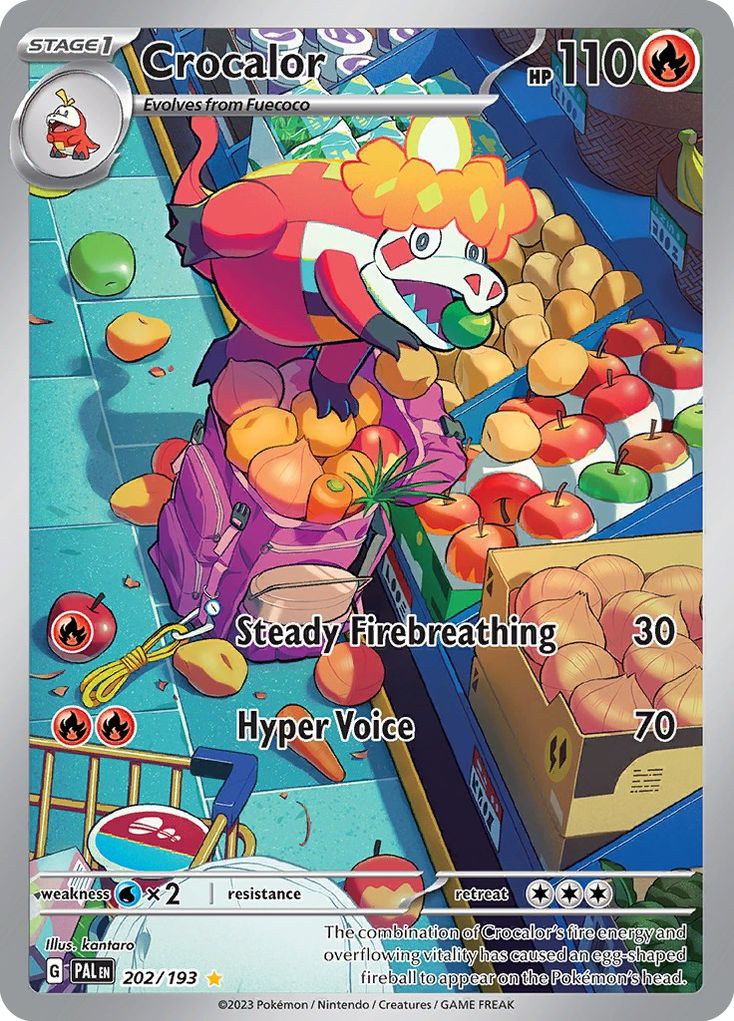 Crocalor 202/193 Paldea Evolved