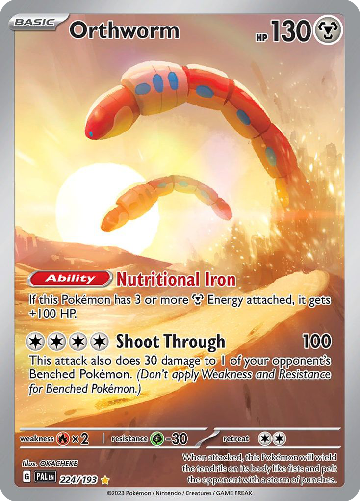Orthworm 224/193 Paldea Evolved