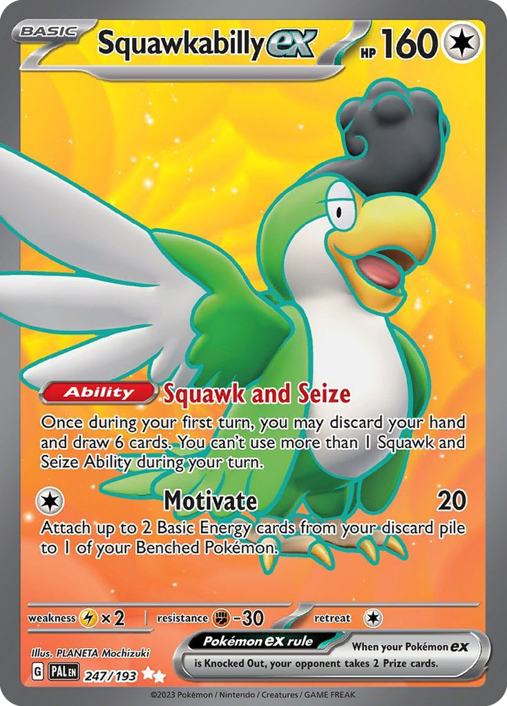 Squawkabilly ex 247/193 Paldea Evolved