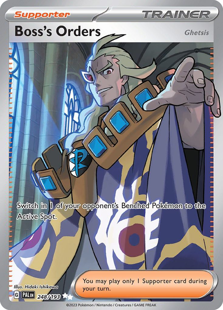 Boss's Orders (Ghetsis) 248/193 Paldea Evolved