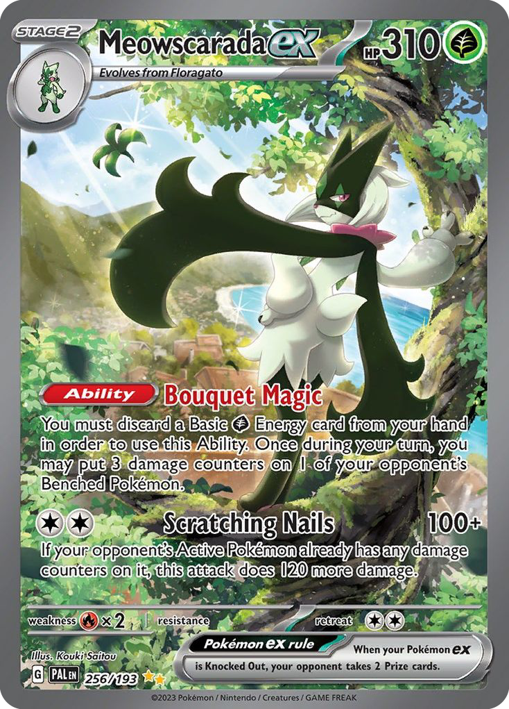 Meowscarada ex 256/193 Paldea Evolved