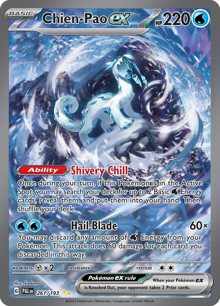 Chien-Pao ex 261/193 Paldea Evolved